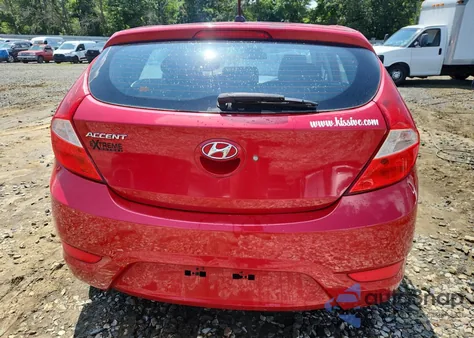 2012 Hyundai Accent Gls z USA, uszkodzony, nr VIN KMHCT5AE5CU029269